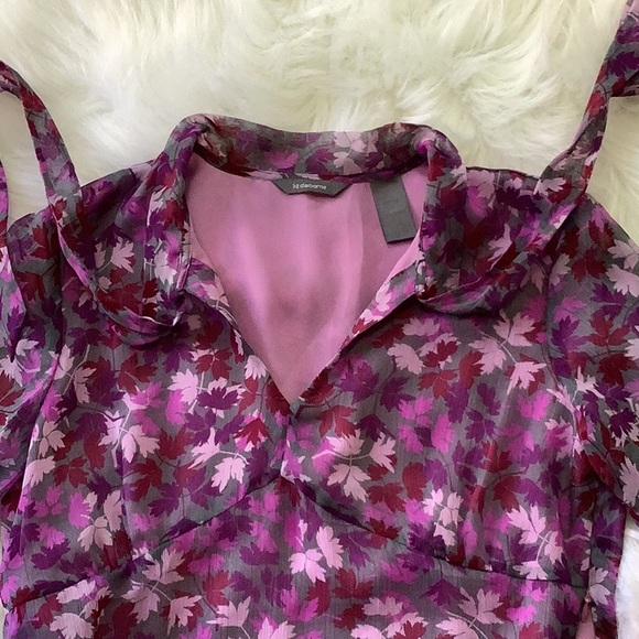 ⭐️HP⭐️LIZ CLAIBORNE Floral Blouse - Picture 15 of 15
